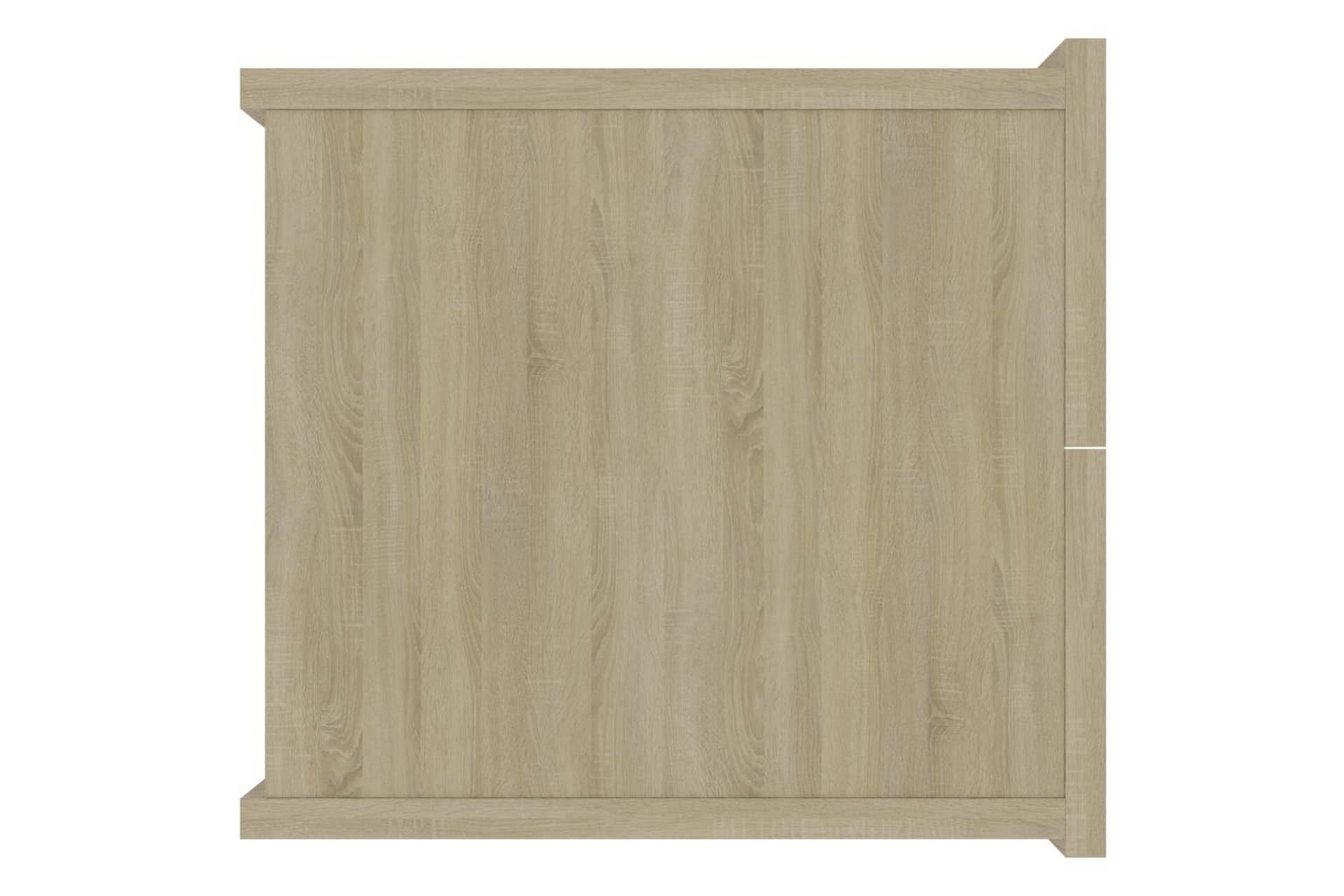 Nattbord 2 stk sonoma eik 40x30x30 cm sponplate - Beige - Møbler - Bord - Avlastningsbord - Sengebord & nattbord