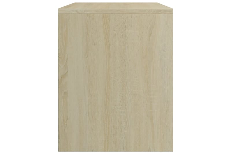 Nattbord 2 stk sonoma eik 40x30x40 cm sponplate - Brun - Møbler - Bord - Avlastningsbord - Sengebord & nattbord
