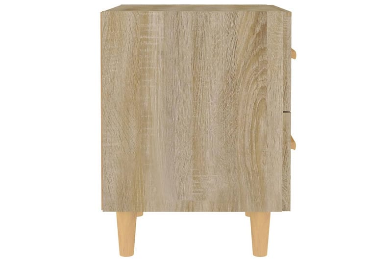 Nattbord 2 stk sonoma eik 40x35x47,5 cm - Brun - Sengebord & nattbord