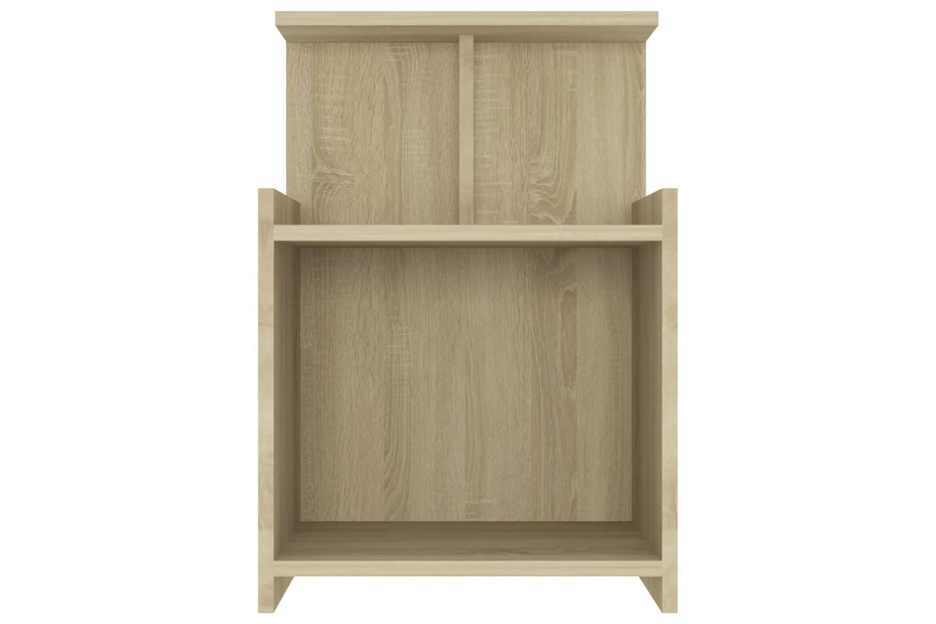 Nattbord 2 stk sonoma eik 40x35x60 cm sponplate - Brun - Møbler - Bord - Avlastningsbord - Sengebord & nattbord