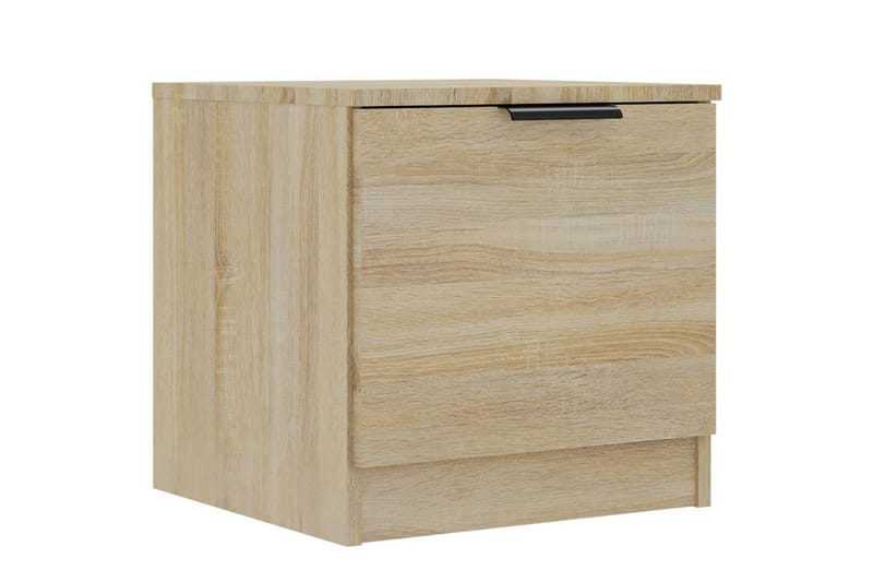 Nattbord 2 stk sonoma eik 40x39x40 cm - Brun - Møbler - Bord - Avlastningsbord - Sengebord & nattbord