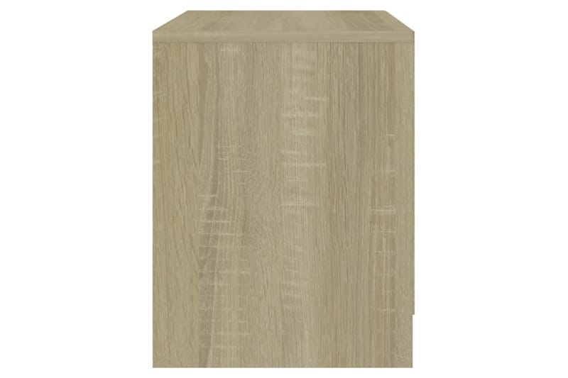 Nattbord 2 stk sonoma eik 45x34,5x44,5 cm sponplate - Brun - Sengebord & nattbord