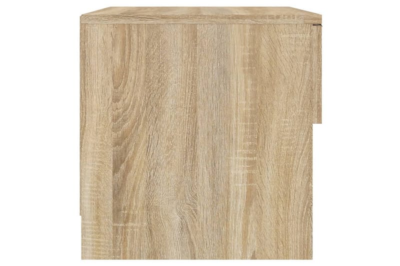 Nattbord 2 stk sonoma eik konstruert tre - Brun - Møbler - Bord - Avlastningsbord - Sengebord & nattbord
