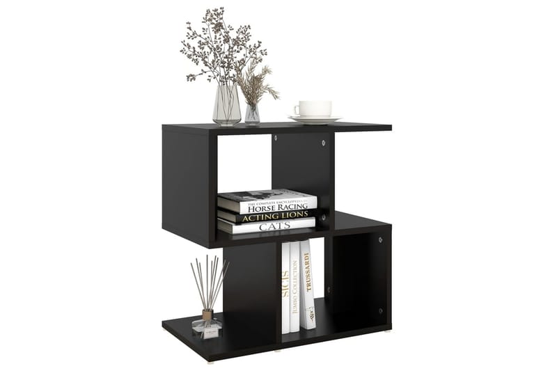 Nattbord 2 stk svart 50x30x51,5 cm sponplate - Svart - Møbler - Bord - Avlastningsbord - Sengebord & nattbord