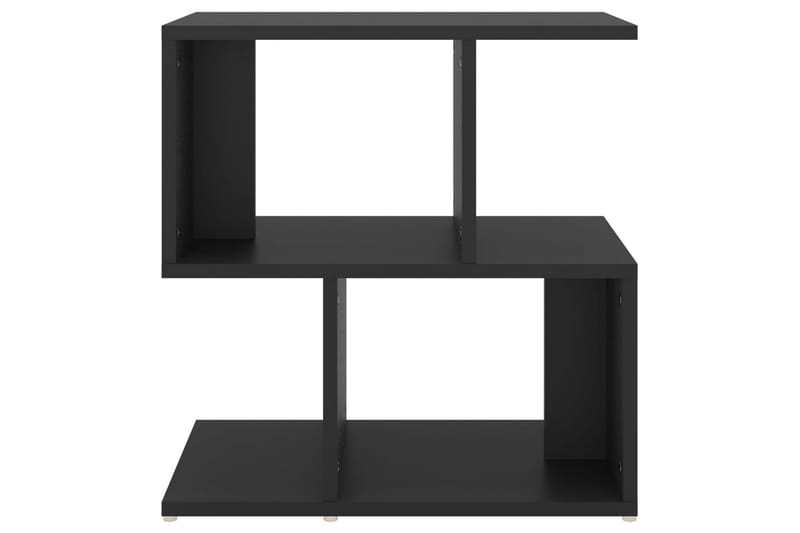Nattbord 2 stk svart 50x30x51,5 cm sponplate - Svart - Møbler - Bord - Avlastningsbord - Sengebord & nattbord