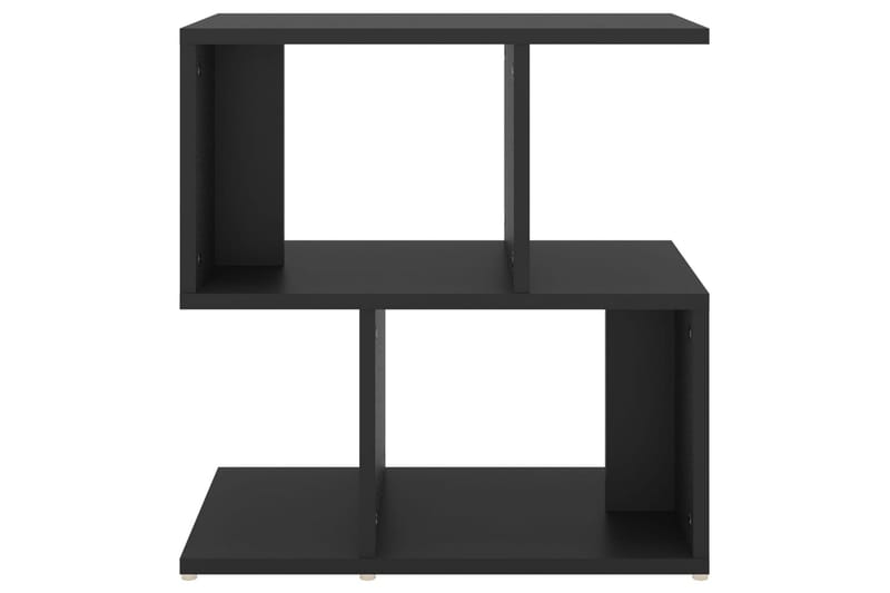 Nattbord 2 stk svart 50x30x51,5 cm sponplate - Svart - Sengebord & nattbord