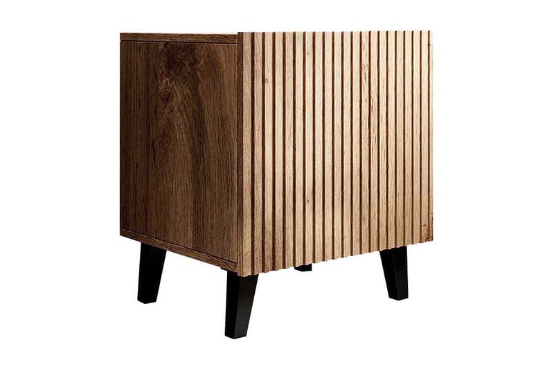 Nattbord 2-pk - Svart|Eik - Møbler - Bord - Avlastningsbord - Sengebord & nattbord
