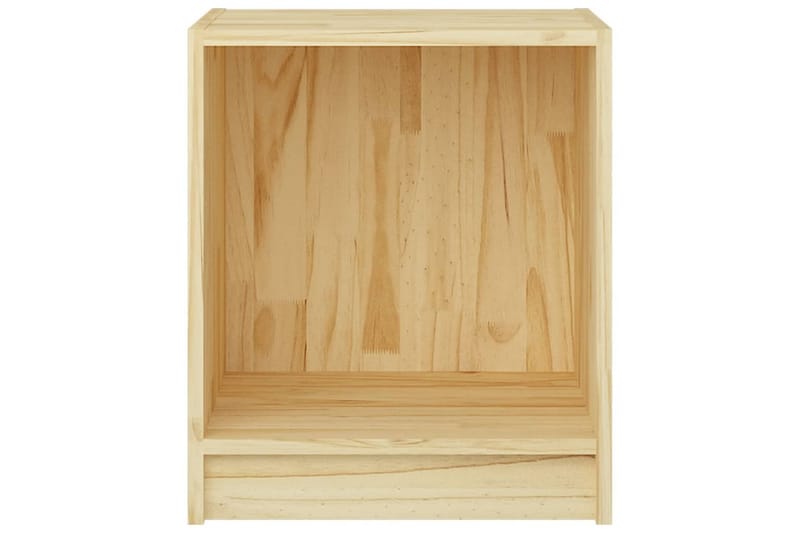 Nattbord 35,5x33,5x41,5 cm heltre furu - Brun - Møbler - Bord - Avlastningsbord - Sengebord & nattbord