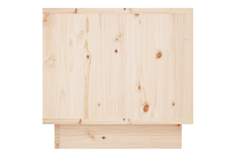 Nattbord 35x34x32 cm heltre furu - Brun - Møbler - Bord - Avlastningsbord - Sengebord & nattbord