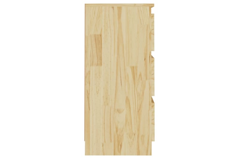 Nattbord 40x29,5x64 cm heltre furu - Brun - Møbler - Bord - Avlastningsbord - Sengebord & nattbord