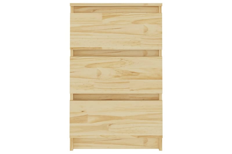 Nattbord 40x29,5x64 cm heltre furu - Brun - Møbler - Bord - Avlastningsbord - Sengebord & nattbord