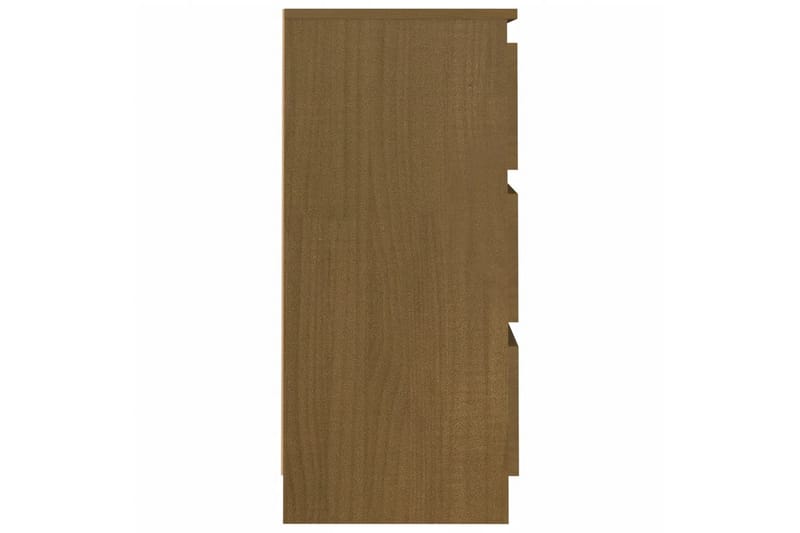 Nattbord 40x29,5x64 cm heltre furu honnigbrun - Brun - Sengebord & nattbord
