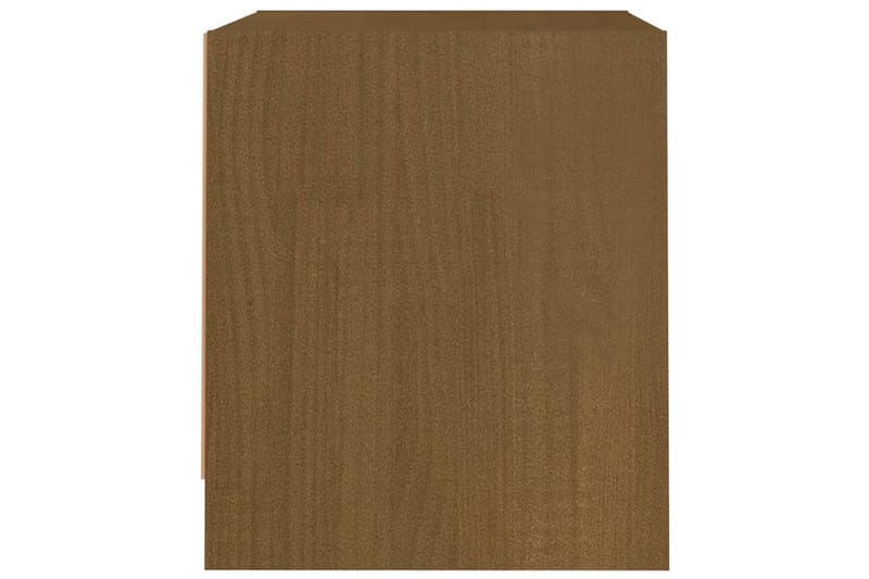 Nattbord 40x30,5x35,5 cm heltre furu honningbrun - Brun - Sengebord & nattbord