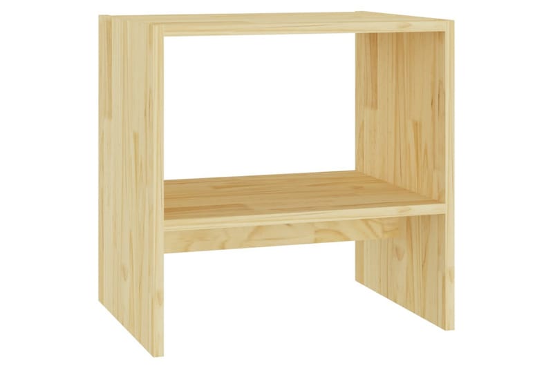 Nattbord 40x30,5x40 cm heltre furu - Brun - Møbler - Bord - Avlastningsbord - Sengebord & nattbord