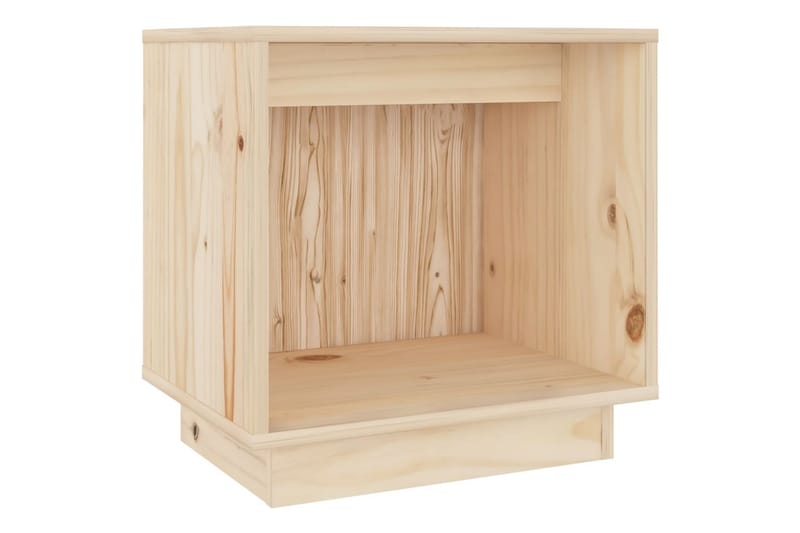 Nattbord 40x30x40 heltre furu - Brun - Møbler - Bord - Avlastningsbord - Sengebord & nattbord