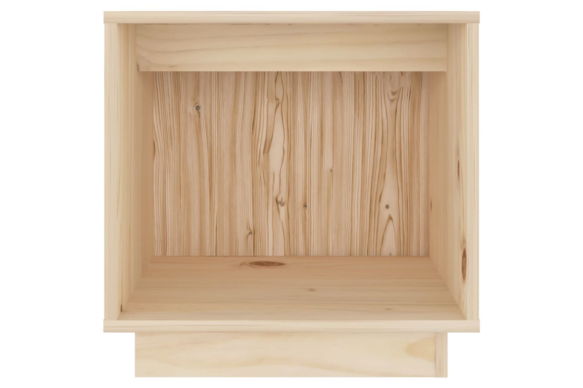 Nattbord 40x30x40 heltre furu - Brun - Møbler - Bord - Avlastningsbord - Sengebord & nattbord