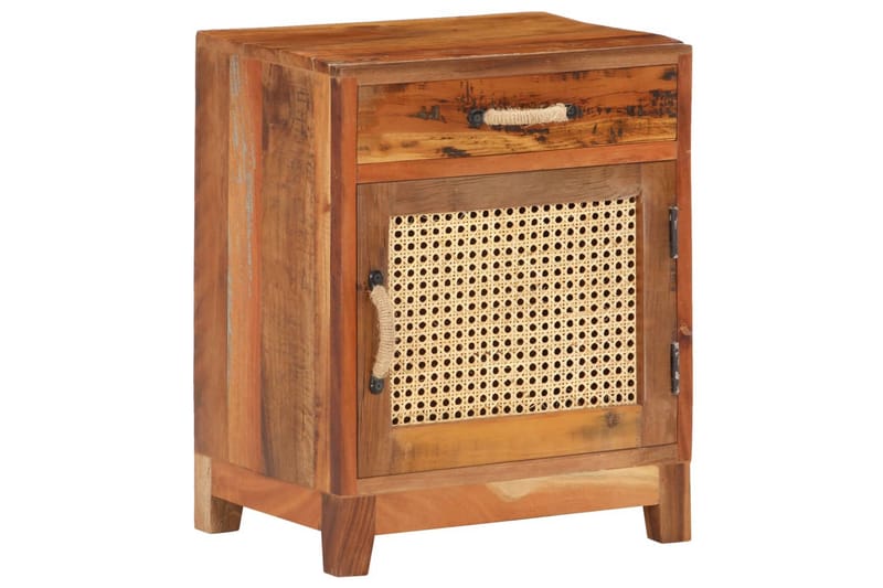 Nattbord 40x30x50 cm gjenvunnet heltre - Møbler - Bord - Avlastningsbord - Sengebord & nattbord
