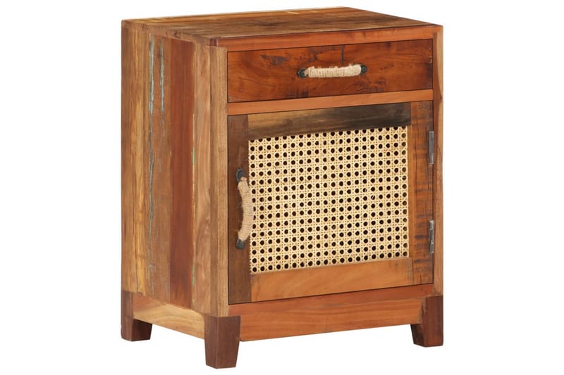 Nattbord 40x30x50 cm gjenvunnet heltre - Møbler - Bord - Avlastningsbord - Sengebord & nattbord