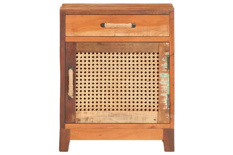 Nattbord 40x30x50 cm gjenvunnet heltre - Møbler - Bord - Avlastningsbord - Sengebord & nattbord