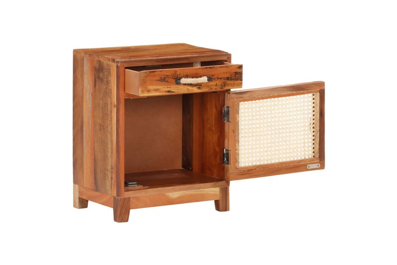 Nattbord 40x30x50 cm gjenvunnet heltre - Møbler - Bord - Avlastningsbord - Sengebord & nattbord