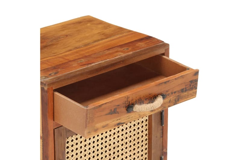 Nattbord 40x30x50 cm gjenvunnet heltre - Møbler - Bord - Avlastningsbord - Sengebord & nattbord