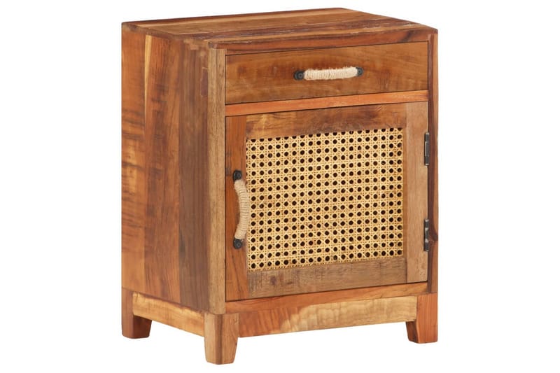 Nattbord 40x30x50 cm gjenvunnet heltre - Møbler - Bord - Avlastningsbord - Sengebord & nattbord