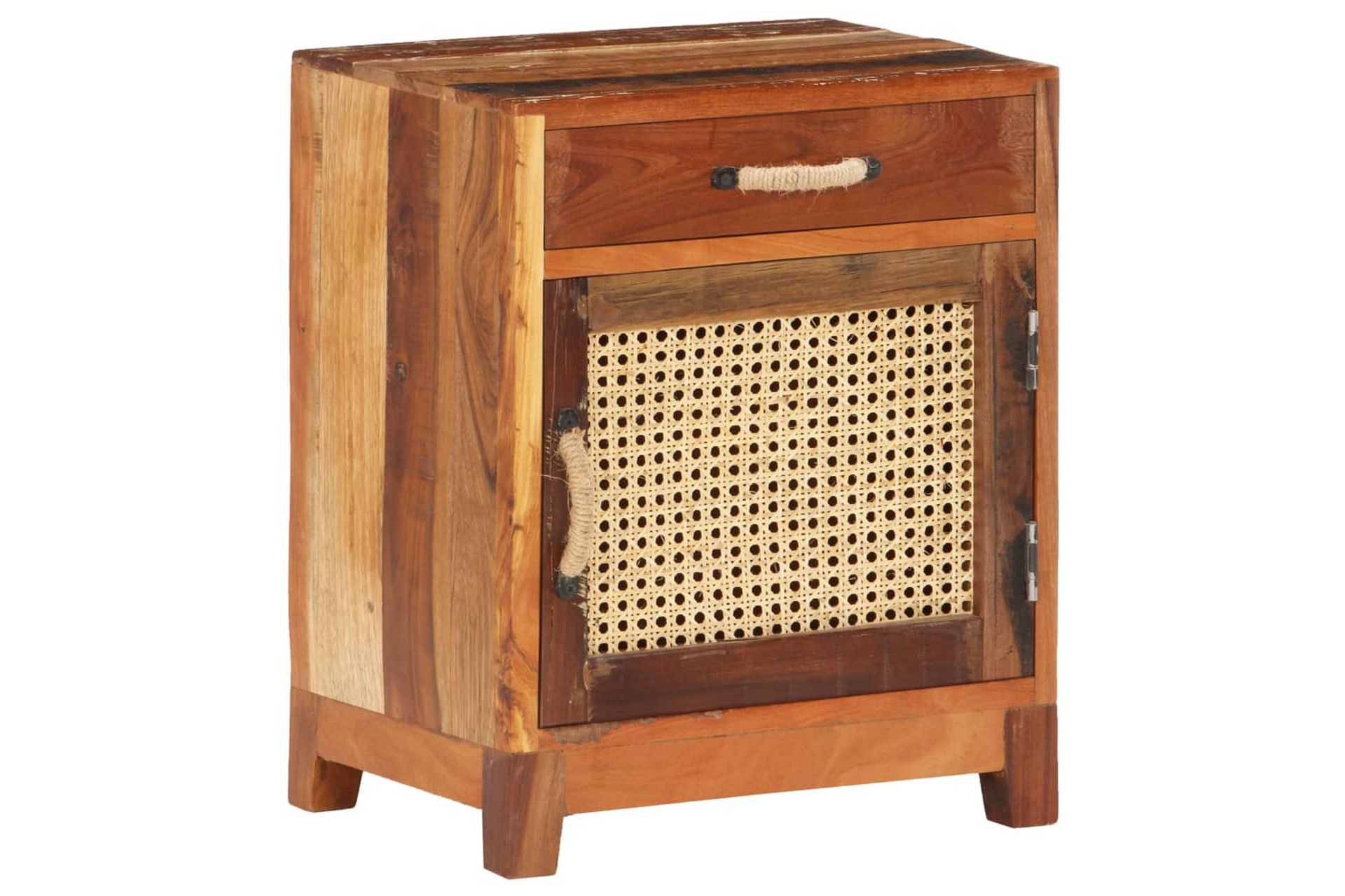 Nattbord 40x30x50 cm gjenvunnet heltre - Møbler - Bord - Avlastningsbord - Sengebord & nattbord