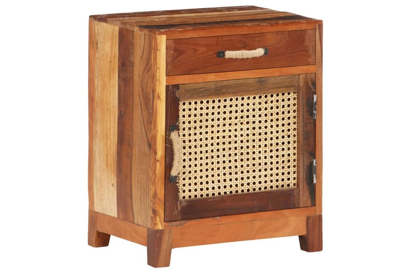 Nattbord 40x30x50 cm gjenvunnet heltre - Møbler - Bord - Avlastningsbord - Sengebord & nattbord