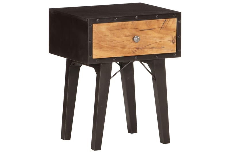 Nattbord 40x30x50 cm gjenvunnet heltre - Møbler - Bord - Avlastningsbord - Sengebord & nattbord