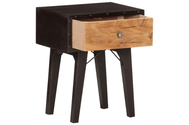 Nattbord 40x30x50 cm gjenvunnet heltre - Møbler - Bord - Avlastningsbord - Sengebord & nattbord