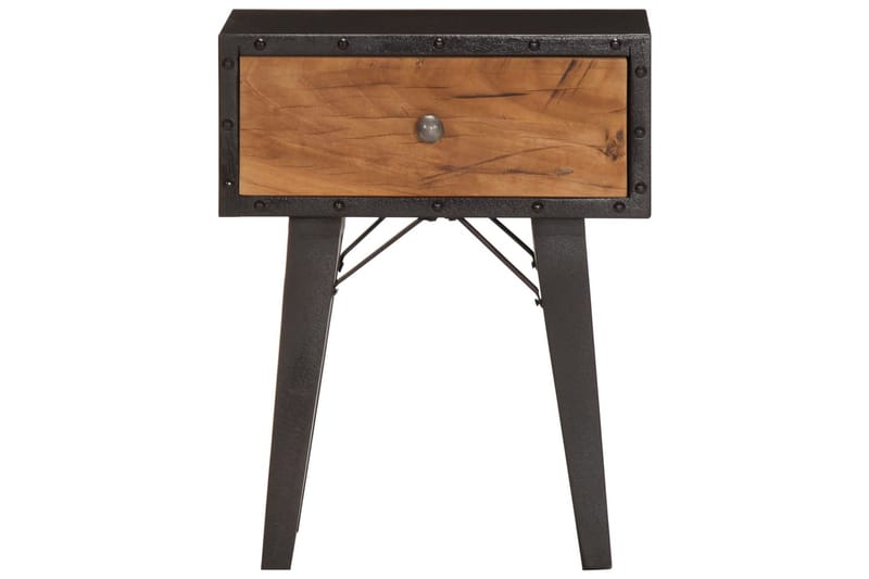 Nattbord 40x30x50 cm gjenvunnet heltre - Møbler - Bord - Avlastningsbord - Sengebord & nattbord