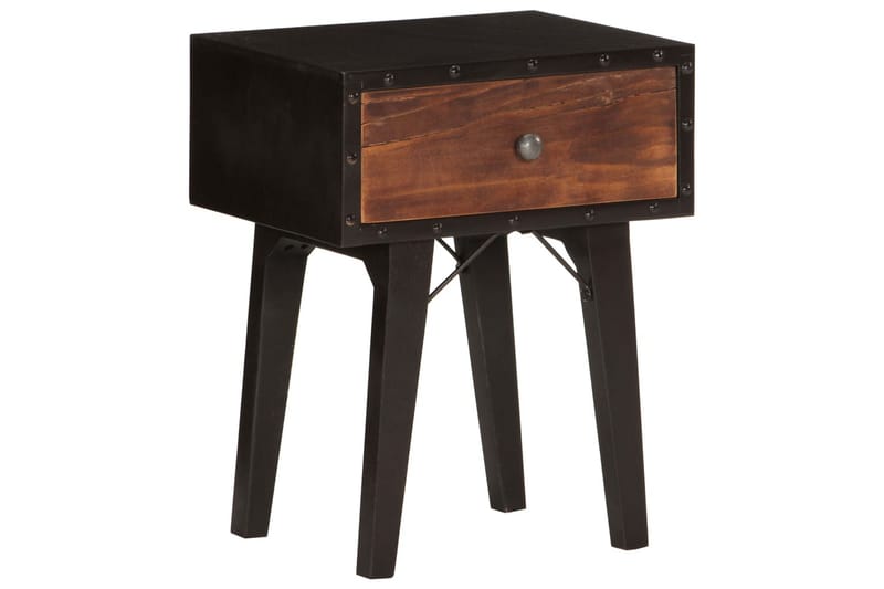 Nattbord 40x30x50 cm gjenvunnet heltre - Møbler - Bord - Avlastningsbord - Sengebord & nattbord