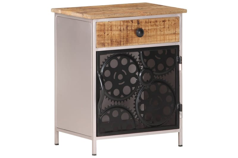 Nattbord 40x30x50 cm grovt mangotre - Brun - Møbler - Bord - Avlastningsbord - Sengebord & nattbord