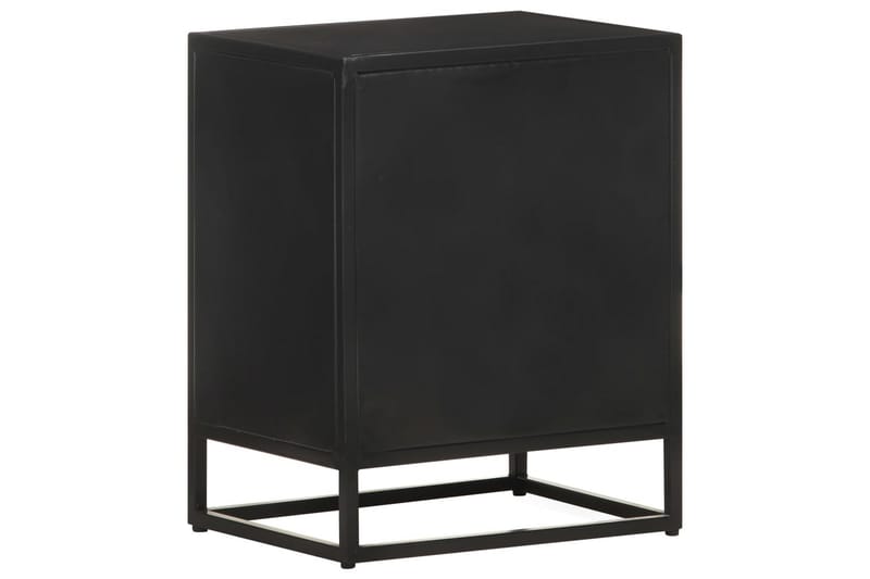 Nattbord 40x30x50 cm grovt mangotre - Svart - Møbler - Bord - Avlastningsbord - Sengebord & nattbord