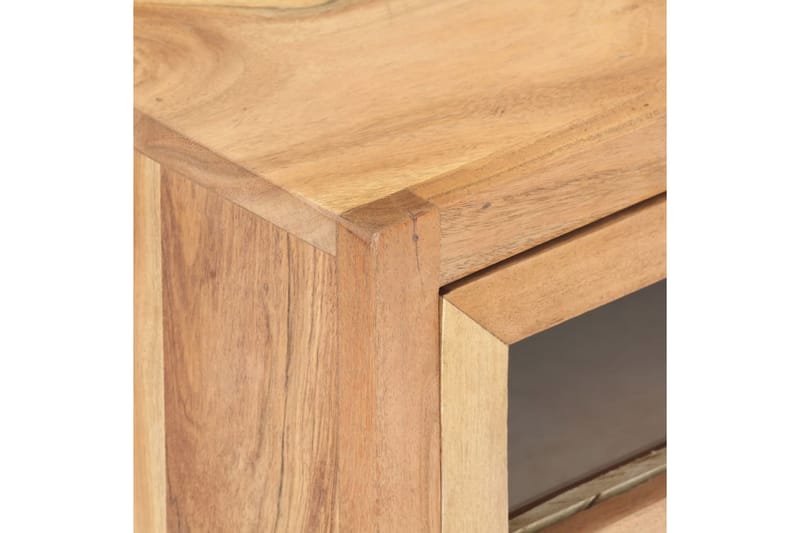 Nattbord 40x30x50 cm heltre akasie - Brun - Møbler - Bord - Avlastningsbord - Sengebord & nattbord