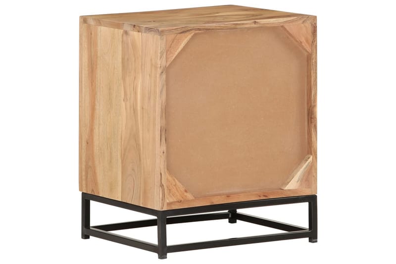 Nattbord 40x30x50 cm heltre akasie - Brun - Møbler - Bord - Avlastningsbord - Sengebord & nattbord