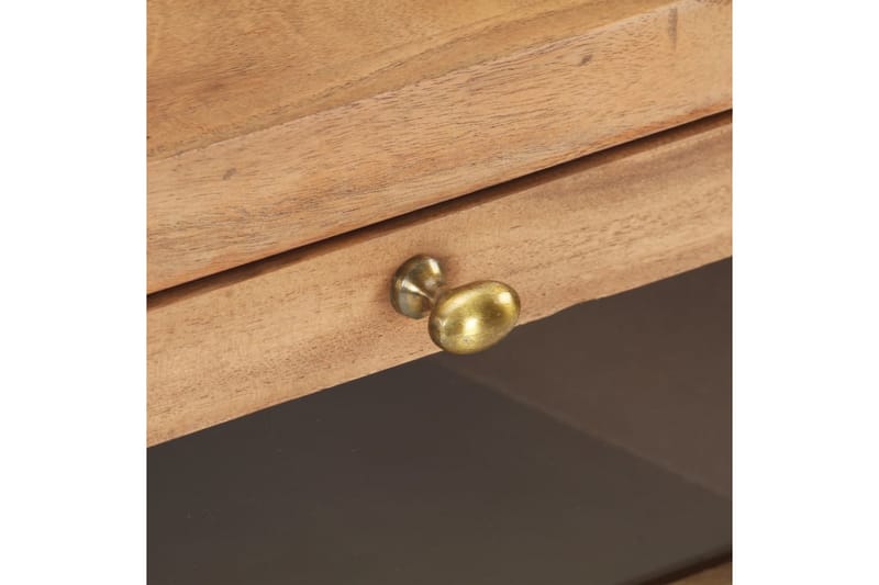 Nattbord 40x30x50 cm heltre akasie - Brun - Møbler - Bord - Avlastningsbord - Sengebord & nattbord