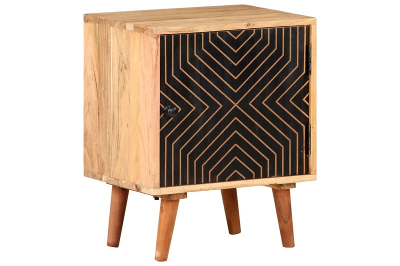 Nattbord 40x30x50 cm heltre akasie - Møbler - Bord - Avlastningsbord - Sengebord & nattbord