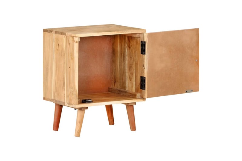 Nattbord 40x30x50 cm heltre akasie - Møbler - Bord - Avlastningsbord - Sengebord & nattbord