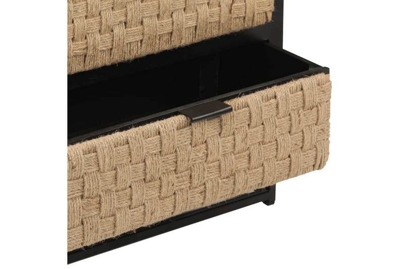 Nattbord 40x30x50 cm heltre mango - Svart - Møbler - Bord - Avlastningsbord - Sengebord & nattbord