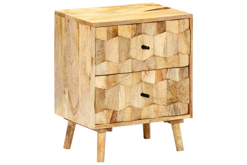 Nattbord 40x30x50 cm heltre mango - Møbler - Bord - Avlastningsbord - Sengebord & nattbord