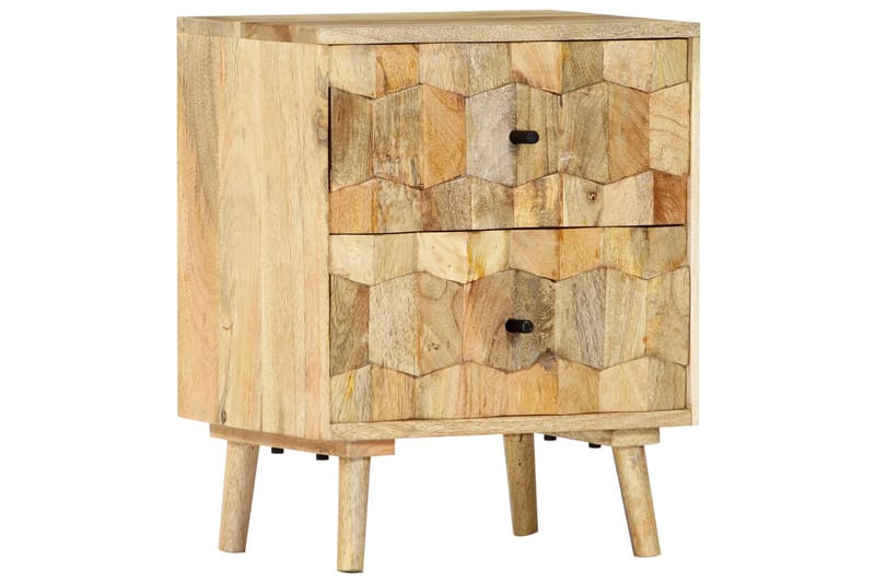 Nattbord 40x30x50 cm heltre mango - Møbler - Bord - Avlastningsbord - Sengebord & nattbord