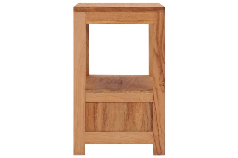 Nattbord 40x30x50 cm heltre teak - Brun - Møbler - Bord - Avlastningsbord - Sengebord & nattbord