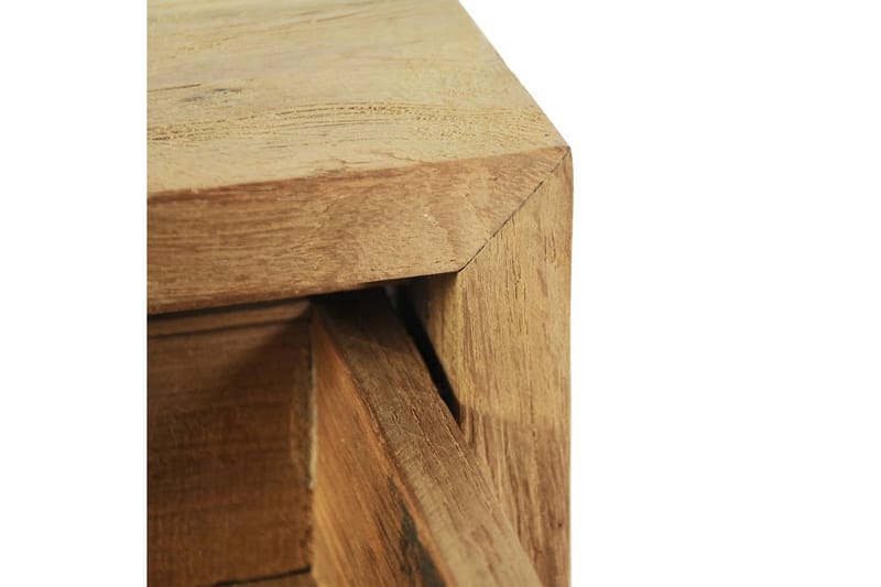 Nattbord 40x30x50 cm massiv teak - Teak - Møbler - Bord - Avlastningsbord - Sengebord & nattbord