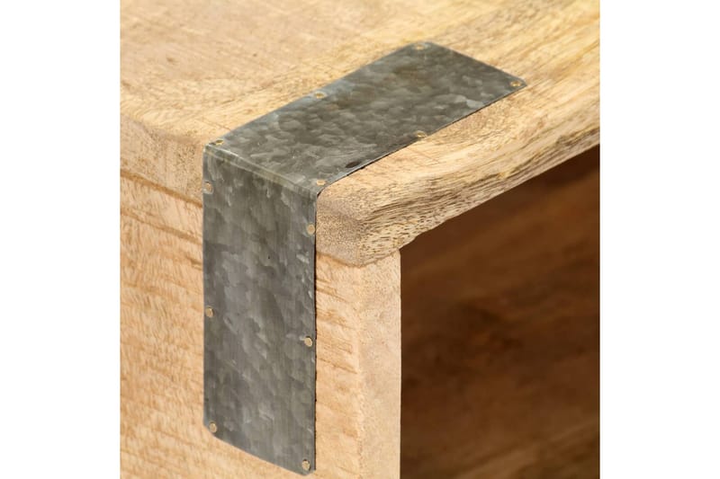 Nattbord 40x30x52 cm grov heltre mango - Brun - Møbler - Bord - Avlastningsbord - Sengebord & nattbord