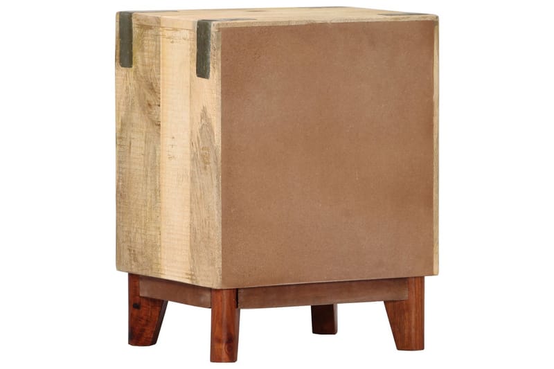 Nattbord 40x30x52 cm grov heltre mango - Brun - Møbler - Bord - Avlastningsbord - Sengebord & nattbord