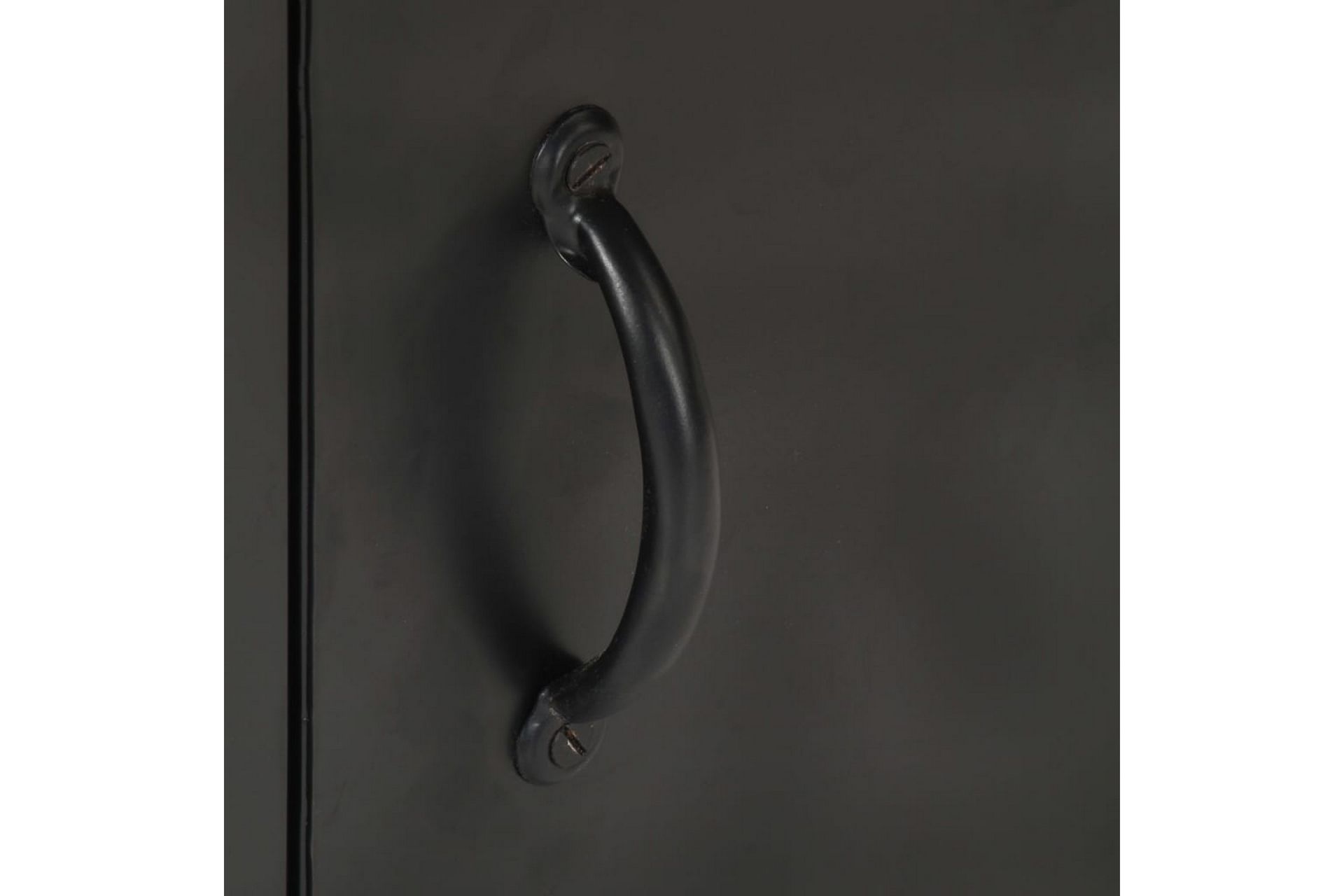 Nattbord 40x30x52 cm grovt mangotre - Svart - Møbler - Bord - Avlastningsbord - Sengebord & nattbord