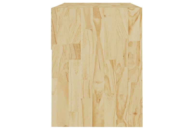Nattbord 40x31x40 cm heltre furu - Brun - Møbler - Bord - Avlastningsbord - Sengebord & nattbord