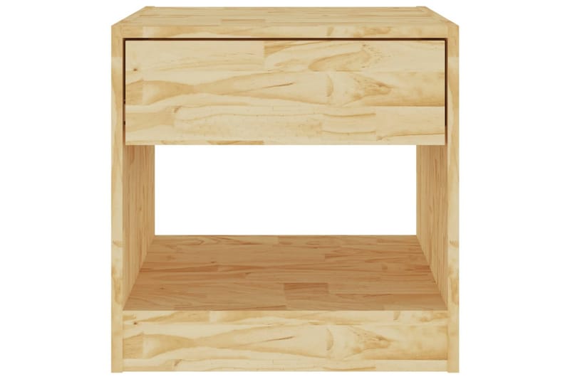 Nattbord 40x31x40 cm heltre furu - Brun - Møbler - Bord - Avlastningsbord - Sengebord & nattbord