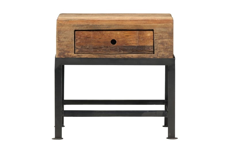 Nattbord 40x35x40 cm gjenvunnet heltre - Møbler - Bord - Avlastningsbord - Sengebord & nattbord
